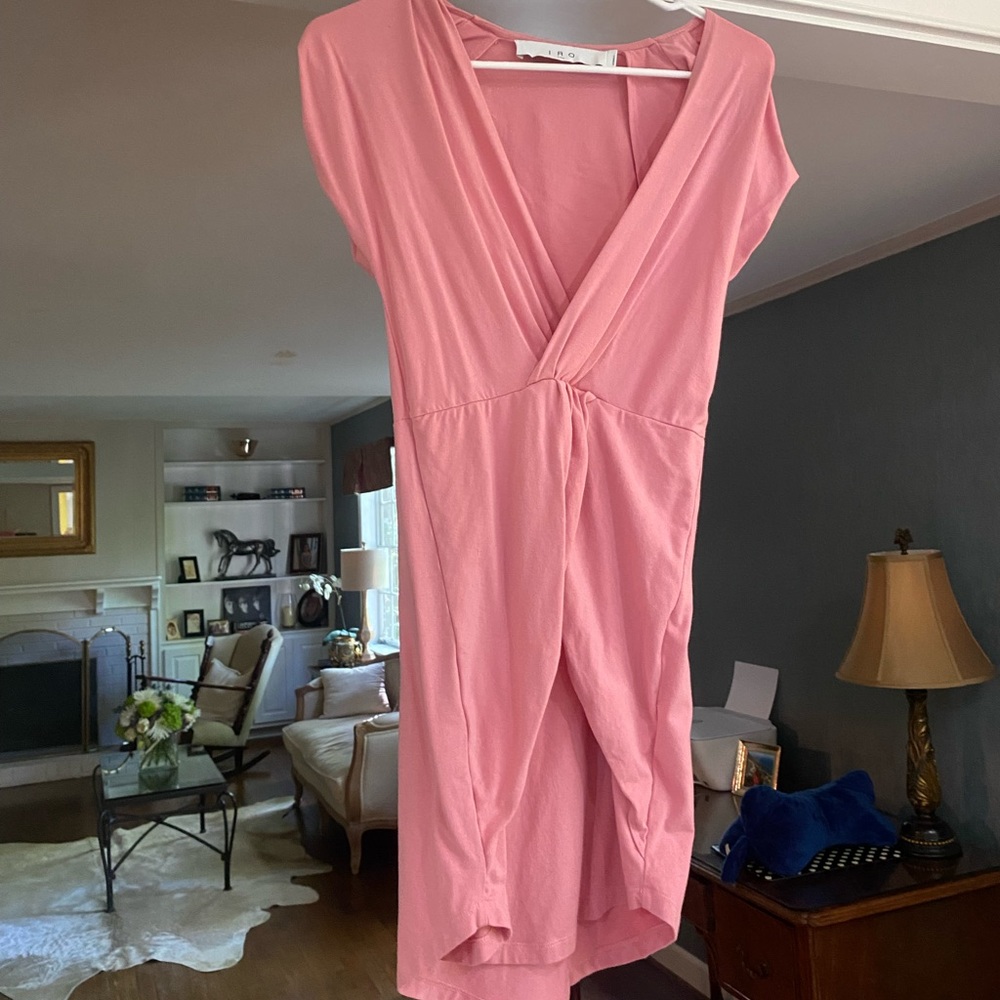 Iro spring 2022 pink t-shirt dress, sz XS